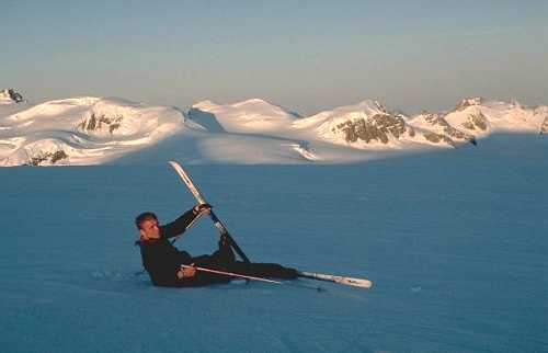 Durig the ski tour to Smurf and Jean-Luc